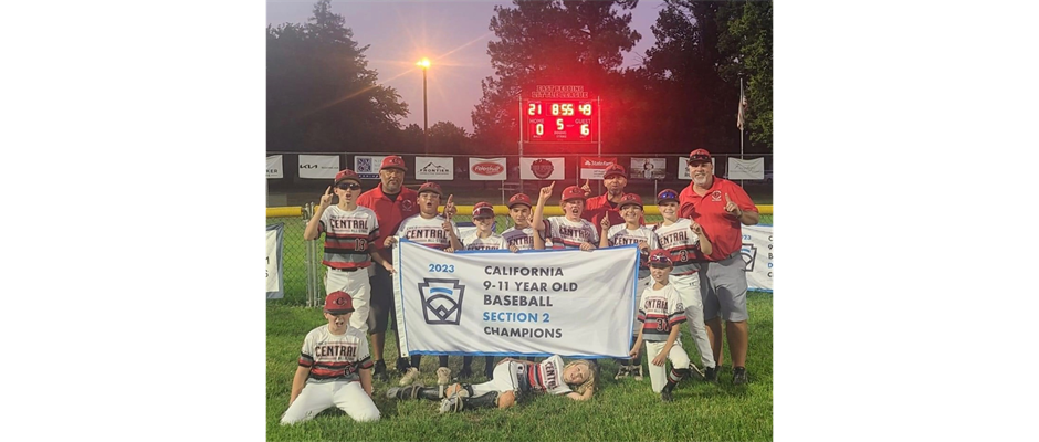 11U All Stars Section 2 Champions!